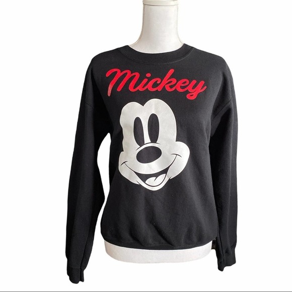 Neff X Disney Mickey Mouse sweatshirt black Sz small - Picture 1 of 6